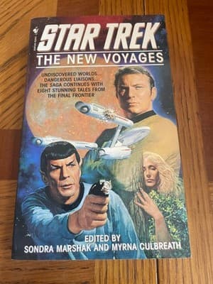 Star Trek The New Voyages Paperback Sci Fi Anthology Edited by Sondra Marshak - Image 1