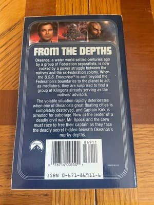 Star Trek From The Depths Victor Milan Pocket Books Paperback #66 SciFi Novel - Thumbnail 2