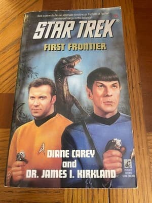 Star Trek First Frontier Diane Carey James I Kirkland PB 1995 Pocket Sci-Fi - Image 1