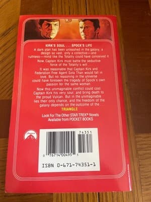 Star Trek Triangle Paperback S Marshak M Culbreath Pocket Books Sci Fi - Thumbnail 2