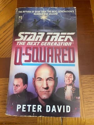 Peter David Star Trek The Next Generation Q-Squared Paperback Sci Fi Novel - Image 1