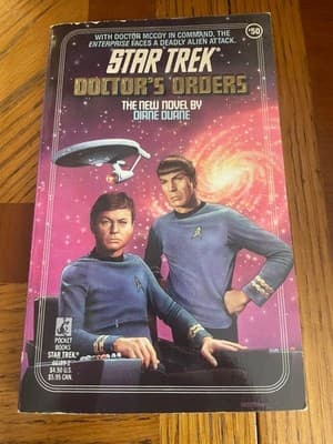 Star Trek Doctors Orders Diane Duane Paperback Book 0-671-66189-2 SciFi Novel - Image 1