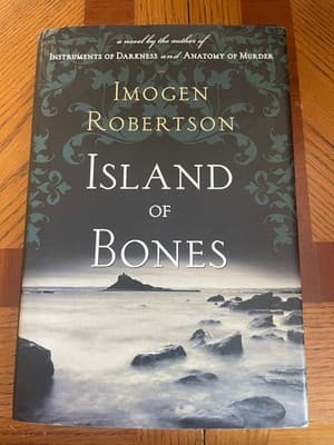 Imogen Robertson Island of Bones Hardcover Mystery Historical Novel Penguin DJ - Image 1