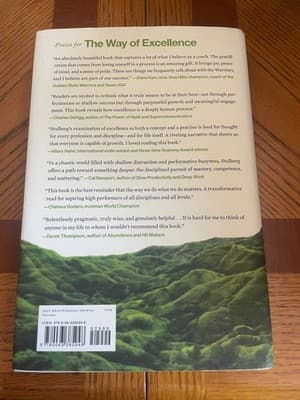Brad Stulberg The Way of Excellence Hardcover Book Self-Help 9780063385948 - Thumbnail 2