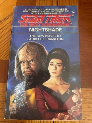 Star Trek The Next Generation Nightshade Paperback Laurell K Hamilton Pocket - Image 1