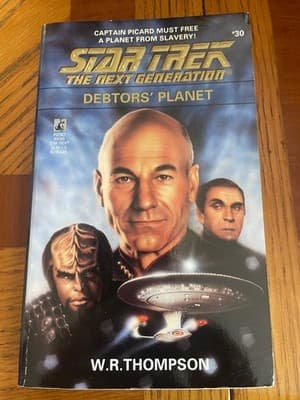 Star Trek The Next Generation Debtors' Planet W R Thompson PB Pocket Books - Image 1