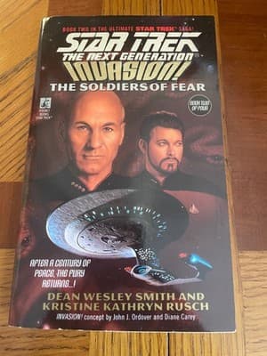 Star Trek The Next Generation Invasion The Soldiers Of Fear Dean Wesley Smith PB - Image 1