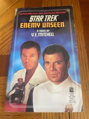 Star Trek Enemy Unseen V E Mitchell Pocket Books Paperback Sci Fi MassMarket - Image 1