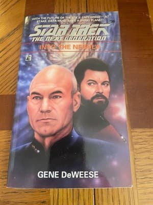 Star Trek The Next Generation Into the Nebula Gene DeWeese Paperback 1995 - Image 1