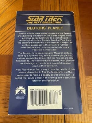 Star Trek The Next Generation Debtors' Planet W R Thompson PB Pocket Books - Thumbnail 2
