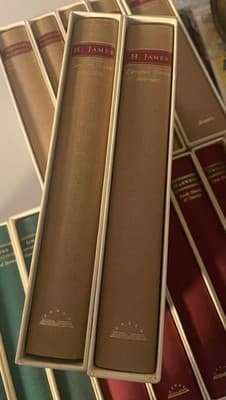 LOA Henry James Complete Stories 1895-1910 2-Vol HC tan cloth Set in Slipcases - Image 1
