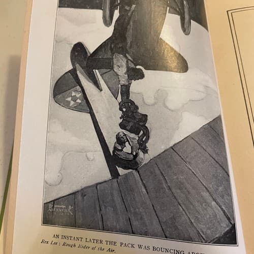 Rex Lee, Rough Rider of the Air 1930 1st edition hardcover - Thumbnail 4