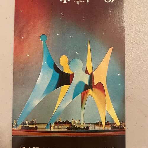 RARE Expo 67 Place International Nickel Alexander Calder Postcard - Image 1