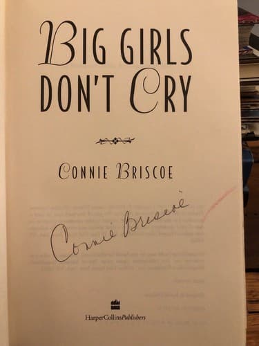 AUTOGRAPHED Big Girls Don't Cry: CONNIE BRISCOE 1st Edition Hardcover - Image 1