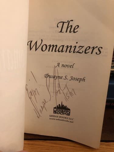AUTOGRAPHED copy The Womanizers Dwayne Joseph - Image 1