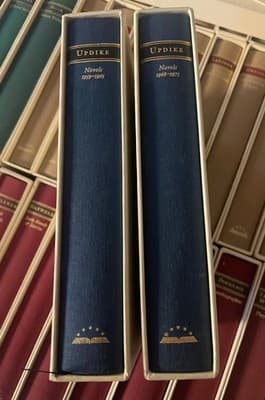 LOA Updike Novels 1959-1965, 1968-1975 John Updike 2-Volume Set Blue Slipcases - Image 1