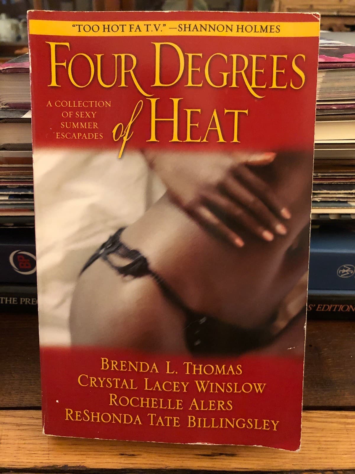 AUTOGRAPHED copy Of Four Degrees of Heat by Brenda L. Thomas - Thumbnail 2