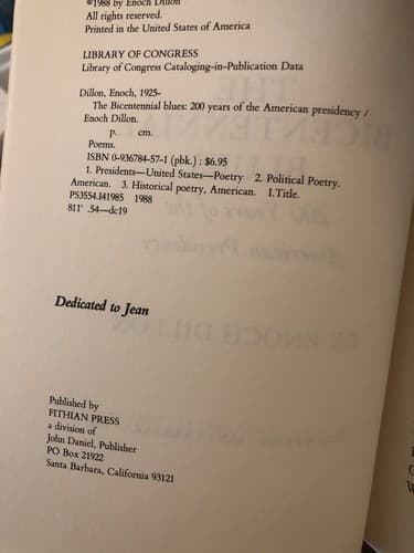 AUTOGRAPHED The Bicentennial Blues: 200 Years of the American Presidency - Thumbnail 4