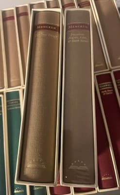 LOA Mencken tan cloth in Slipcases 2-vol Book Set Hardcover Prejudices Series - Image 1