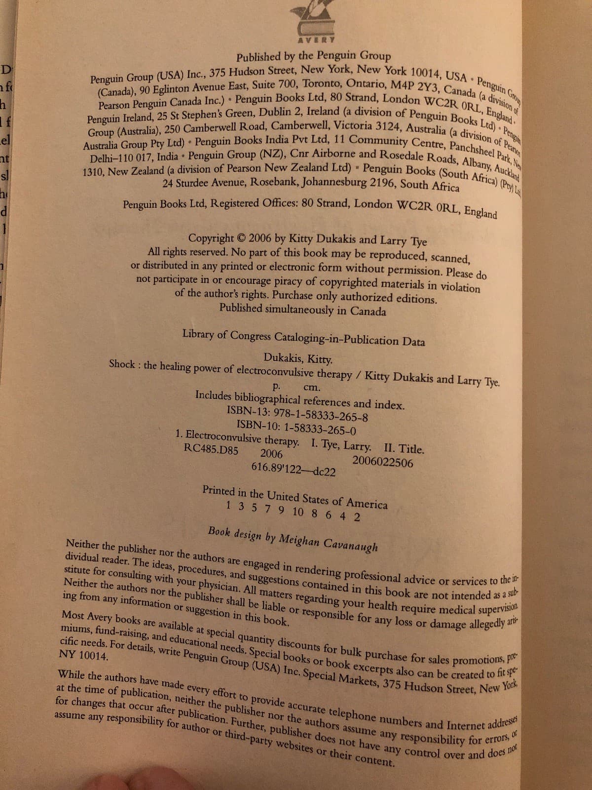 AUTOGRAPHED DUKAKIS Shock: Healing Power Electroconvulsive Therapy 1st Edition - Thumbnail 4