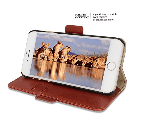 alayna iphone 6/6s cowhide leather wallet case / NEW - Thumbnail 4