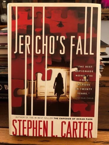 AUTOGRAPHED Jericho's Fall 1st Edition Hardcover Stephen L Carter - Thumbnail 2