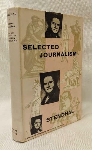 Selected Journalism - Stendhal 1959 1st printing - Image 1