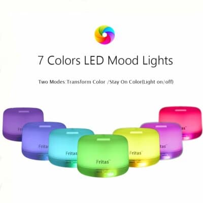 Aromatherapy Essential Oil Diffuser 7 colors - Portable Ultrasonic Cool Mist ... - Thumbnail 6