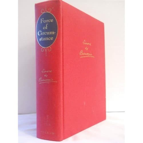 Force of Circumstance Simone de Beauvoir ex-library hardcover w/ jacket - Image 1