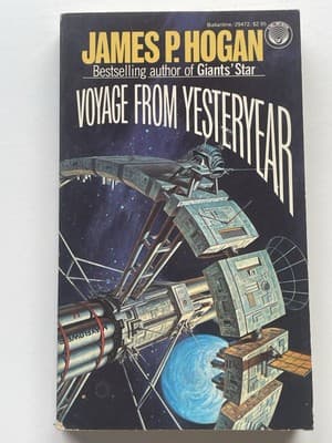Voyage from Yesteryear 1st printing James p hogan - Image 1