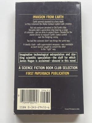 Voyage from Yesteryear 1st printing James p hogan - Thumbnail 2