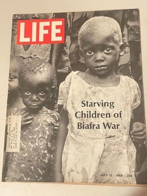 LIFE Magazine July 12 1968 Starving Children of Biafra War Vintage Issue w/ Ads - Image 1