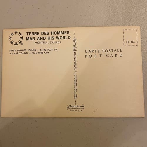 Expo 67 Montreal Quebec Canadian Pacific Cominco Pavillion Postcard F17 | eBay - Thumbnail 2