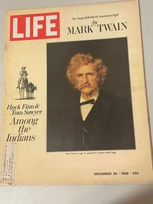 LIFE Magazine Dec 20 1968 Mark Twain Huck Finn & Tom Sawyer Vintage Issue 40¢ - Image 1