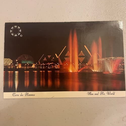 Swan Lake, Terre des Hommes, Montreal, CAN - 1966 expo67 postcard - Image 1