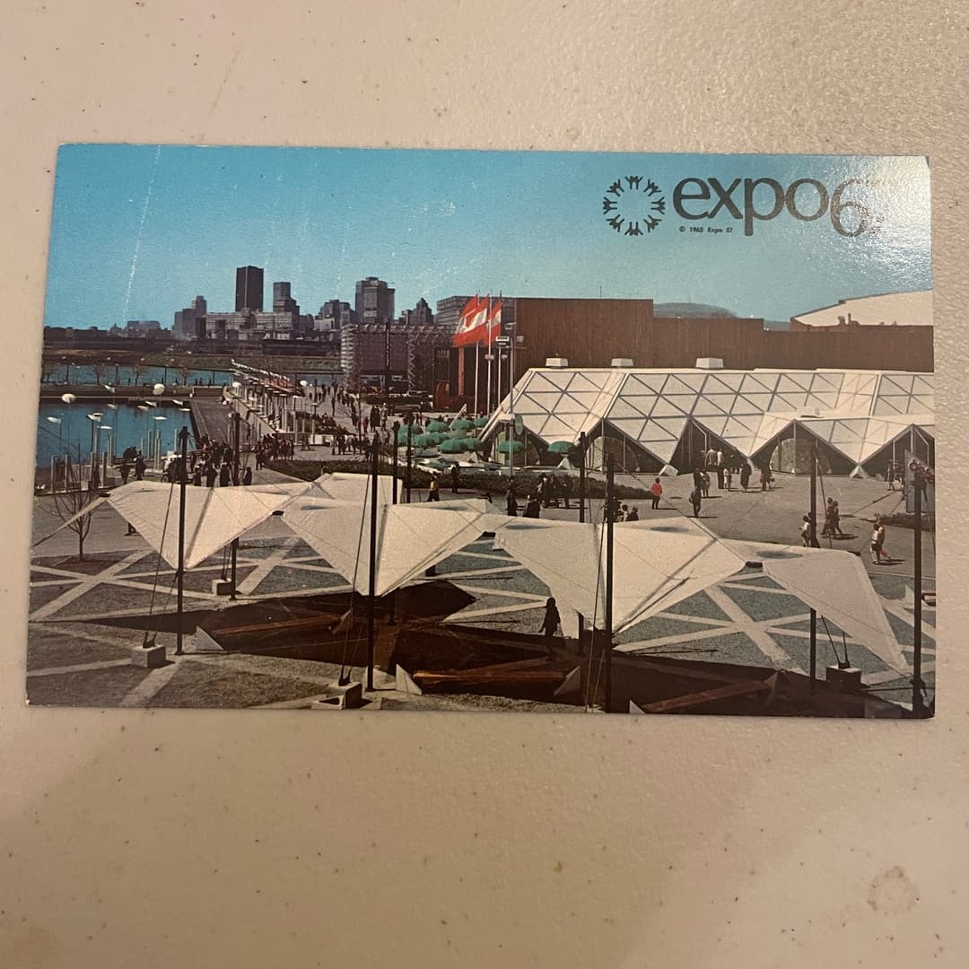 Canada Expo 67 Montreal General View On Ile Sainte Helene Postcard Canada - Queb - Image 1