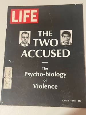 LIFE Magazine June 21 1968 The Two Accused Psycho-biology of Violence Vintage - Image 1