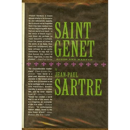 Saint Genet: Actor & Martyr Jean Paul SARTRE 1963 1st edition - Image 1