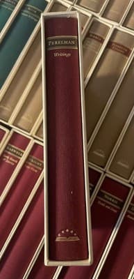 LOA Perelman Writings Hardcover red Cloth Slipcase Gilt Lettering Book - Image 1