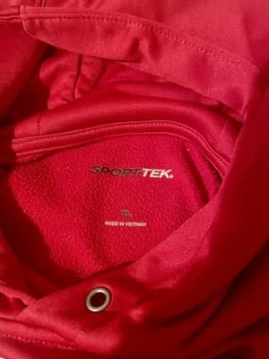Sport-Tek Hoodie Mens XL Red Pullover Fleece Dixie Land Energy Heating Cooling - Thumbnail 4
