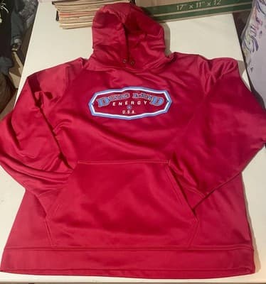 Sport-Tek Hoodie Mens XL Red Pullover Fleece Dixie Land Energy Heating Cooling - Image 1