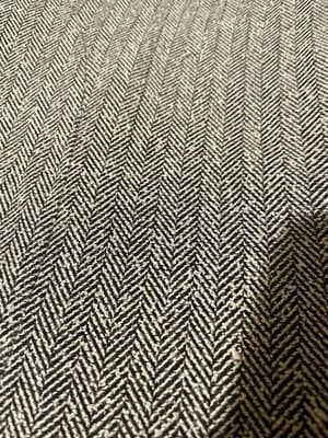 Koret Blazer Womens 16 Black Herringbone Tweed Collarless Button Front Lined - Thumbnail 11