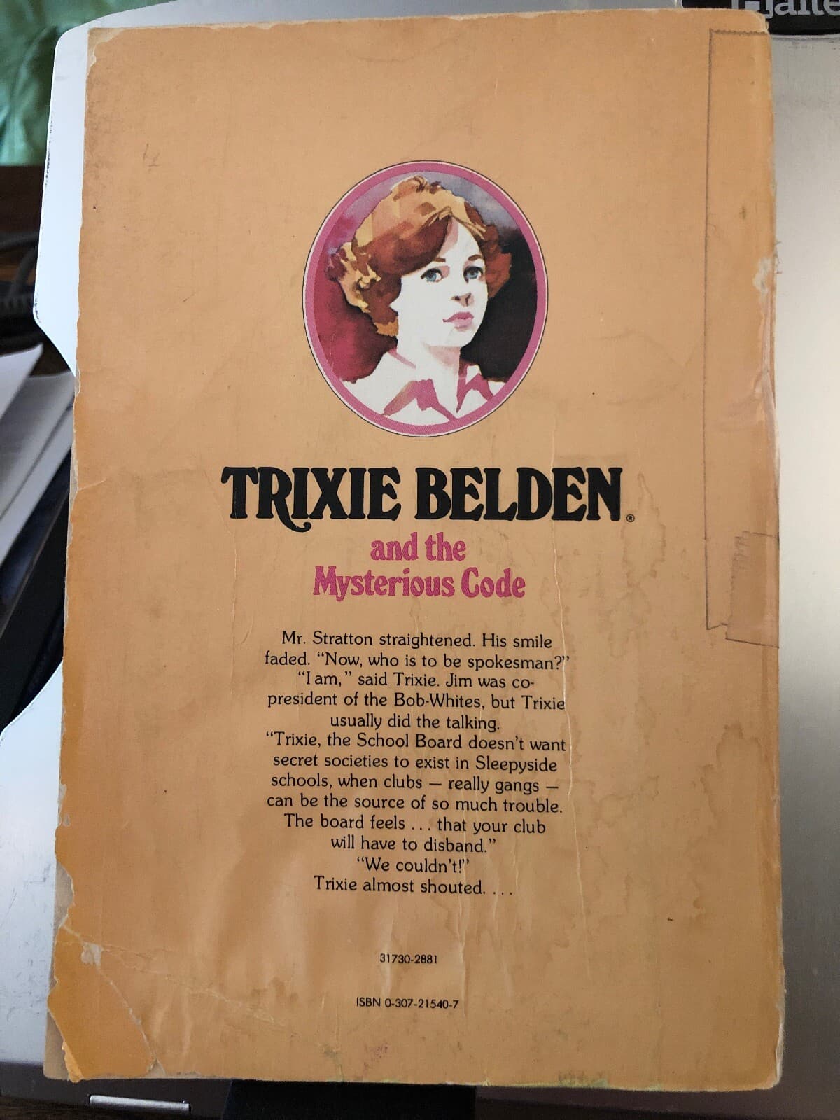 The Mysterious Code Trixie Belden Kathryn Kenny - Thumbnail 2