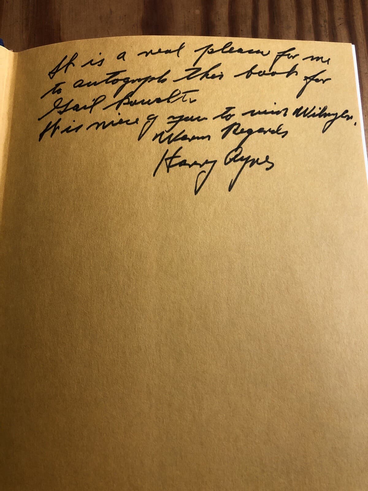 AUTOGRAPHED Hotel du Pont Story Wilmington, Delaware 1911-1981 Harry V Ayres - Thumbnail 3