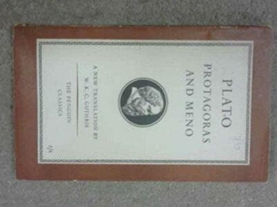 Plato's Protagoras and Meno W.K.C. Guthrie Penguin Books 1956 - Image 1