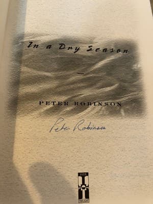 AUTOGRAPHED 1st Edition: In a Dry Season (Inspector Banks Novels) - Thumbnail 2