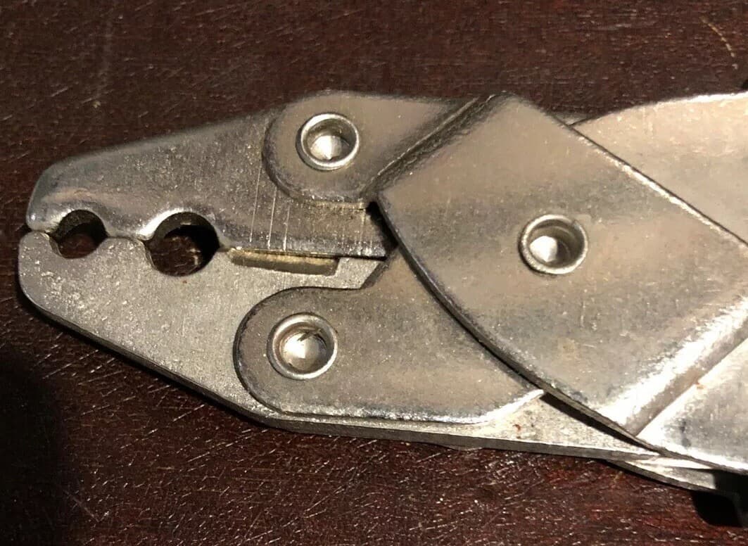 Wire Stripper Crimper Pliers Red Handles - Thumbnail 4