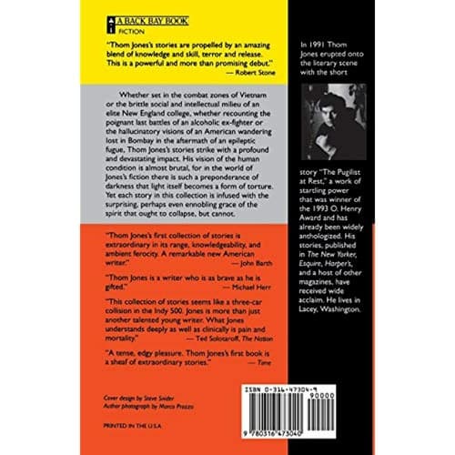 AUTOGRAPHED The Pugilist at Rest: Stories 1st edition Thom Jones - Thumbnail 3
