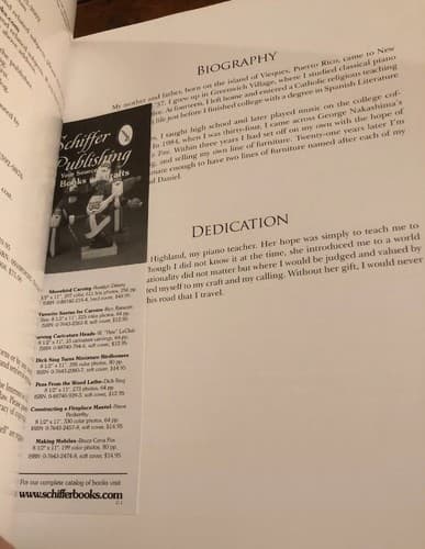 AUTOGRAPHED Creating a Fine Art Entry Table: A Master Class ROBERT BOB ORTIZ - Thumbnail 3