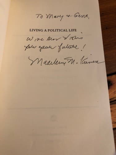 AUTOGRAPHED Living a Political Life: One of America's First Woman Governors - Image 1